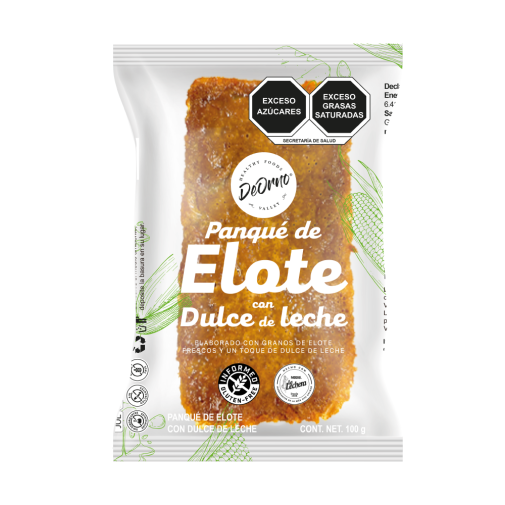 Panqué de Elote con Dulce de Leche